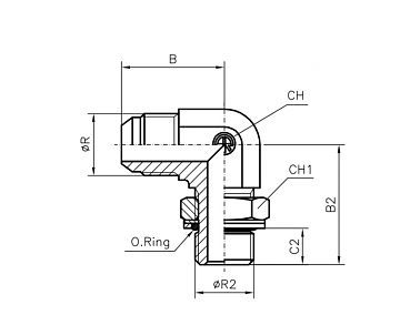 TN514-JIC 1.1/16"-R1"