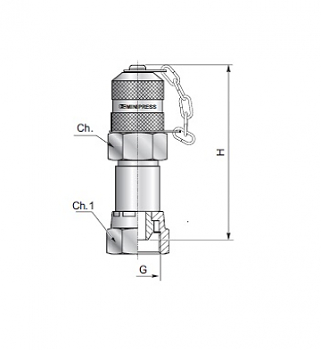 Точка измерения давления М16х2,0 гайка BSP 3/8"